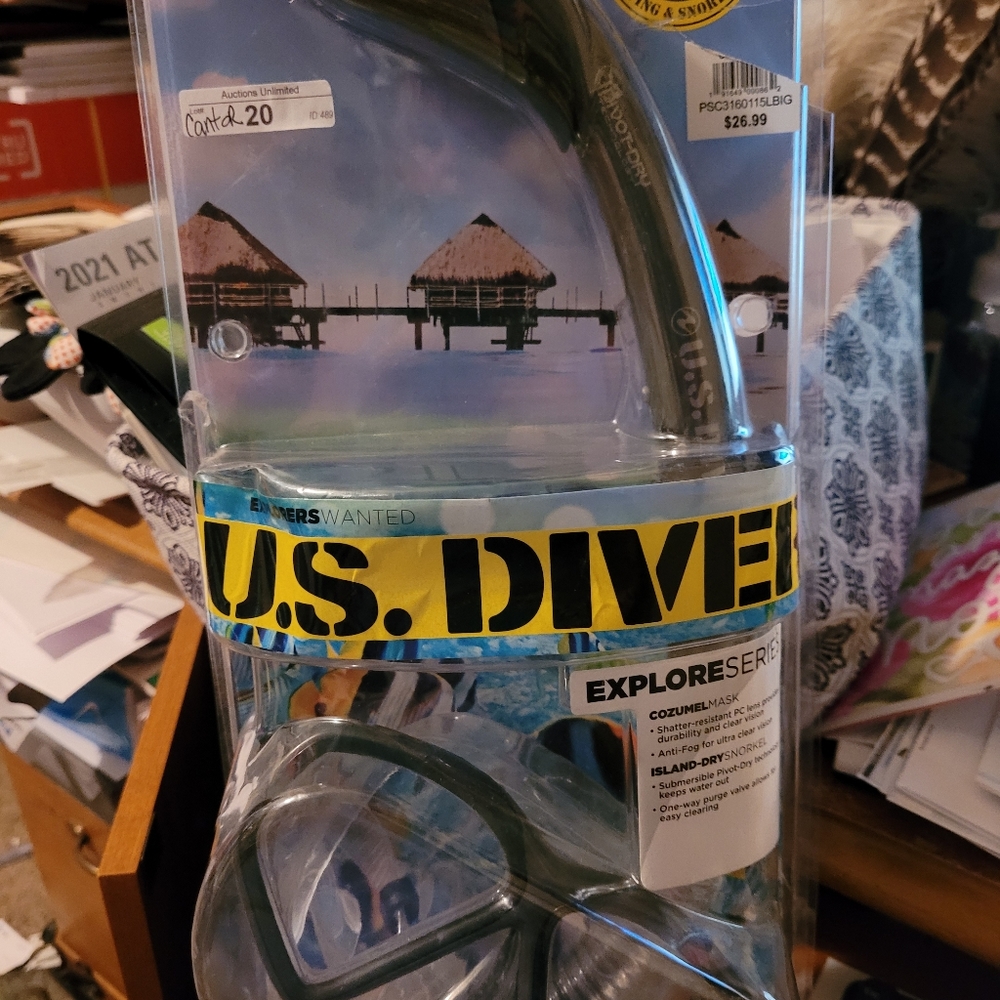Mask and snorkel